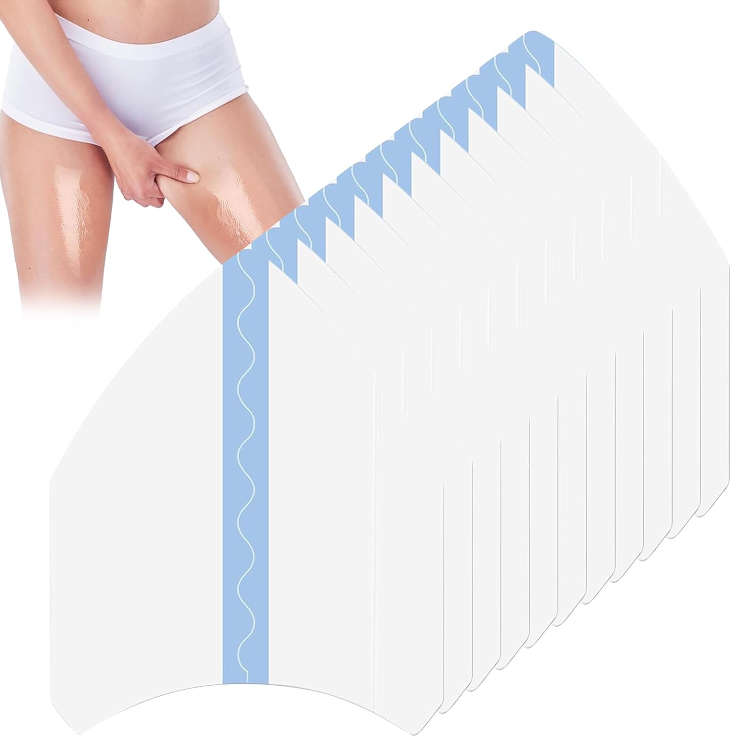 Instant Llift Patch For Legs Transparent Anti Friction Patch, Invisible Lift and Glow Patches Legs Transparent Sweatproof Skin Protection Patches for Women Skin Lifting Inner Thighs (30 PCS)