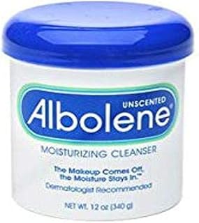 Albolene Moisturizing Cleanser, White, 12 Ounce (Pack of 12)