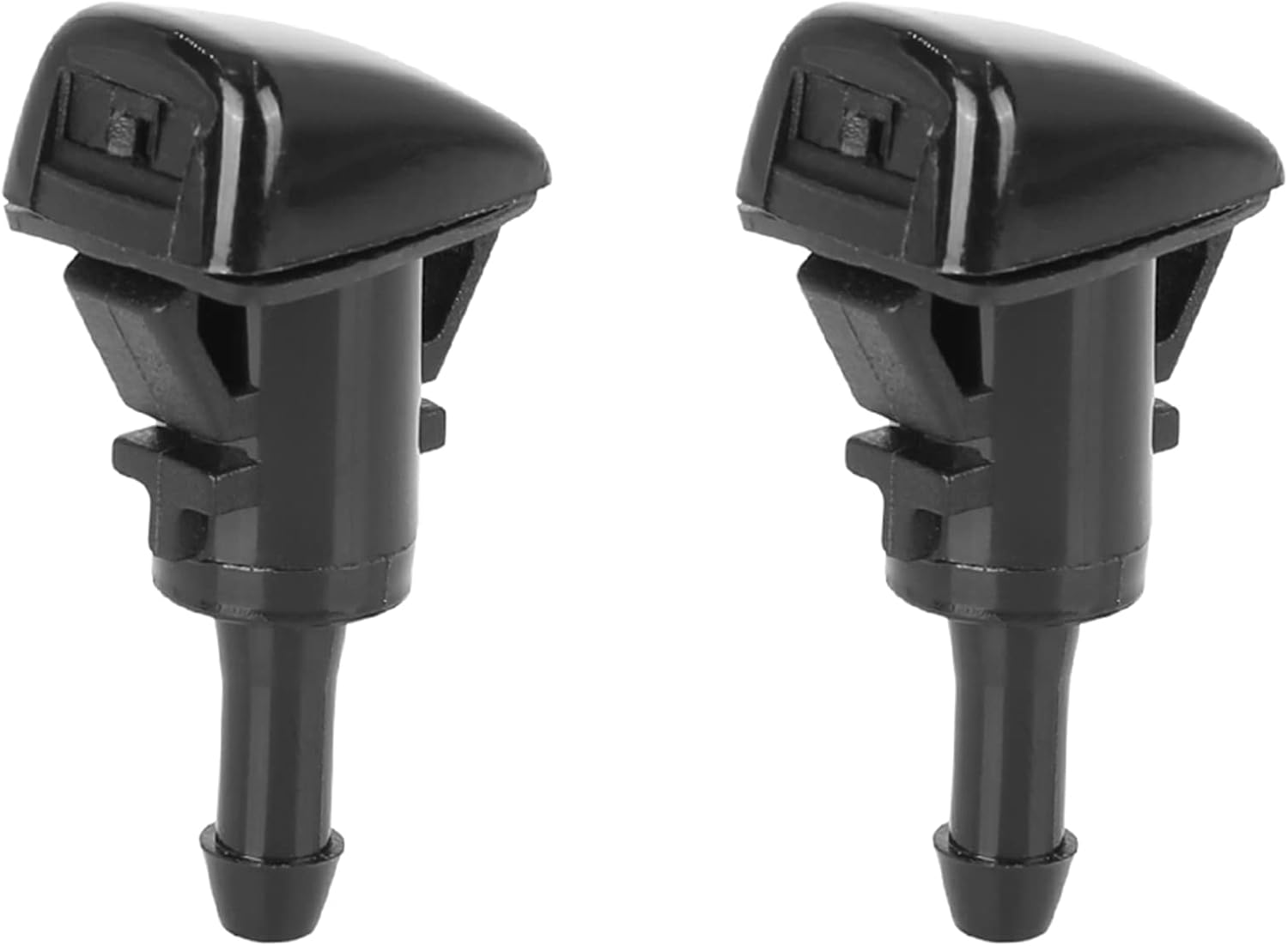 X AUTOHAUX 2pcs 7133-232314B Windshield Washer Nozzle Sprayer Single Hole for GMC Envoy for Chevrolet Trailblazer for Oldsmobile Bravada