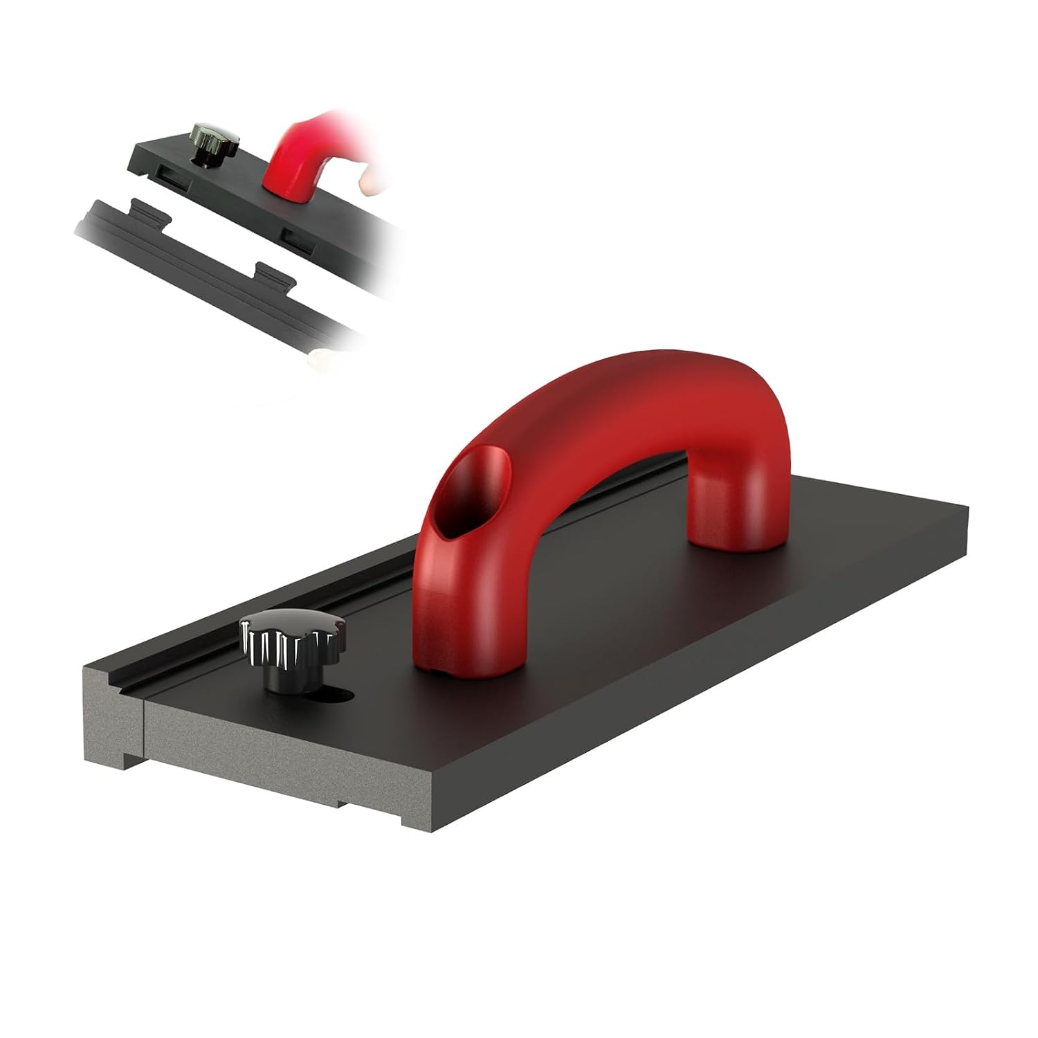 NAACOO Tapping Block for Vinyl Plank Flooring, Big Handle | 3 Different Edges, Reversible Double Sided with Notches Use for Tongue&Groove or Click-Lock Floor, Laminate Flooring Tools.