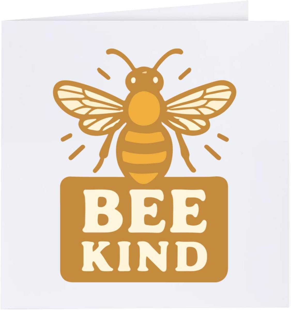 Azeeda 'Bee Kind' Blank Greeting Card (GC00080159)