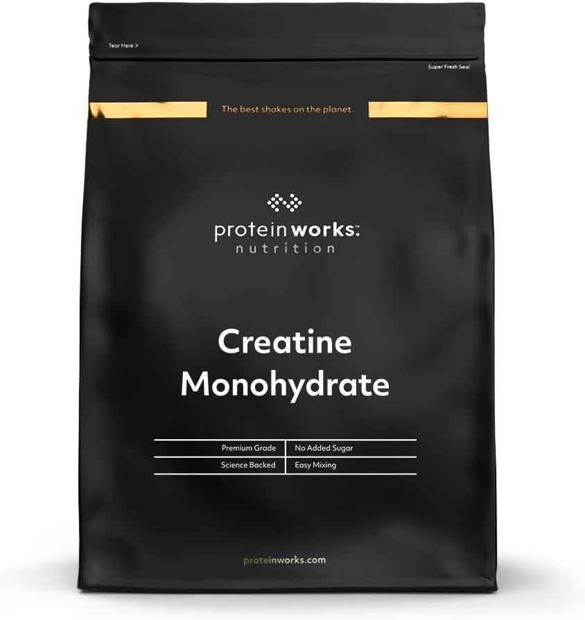 Protein Works - Creatine Monohydrate Powder | 100% Pure & Premium Creatine Supplement | Ultra Fast Absorption | 83 Servings | Berry Blitz | 500g