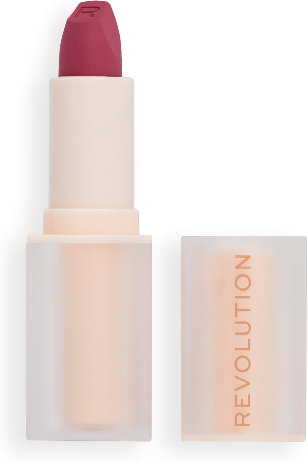 Makeup Revolution Lip Allure Soft Satin Lipstick, Satin-luxe Finish, All-Day Wear, Berry Boss
