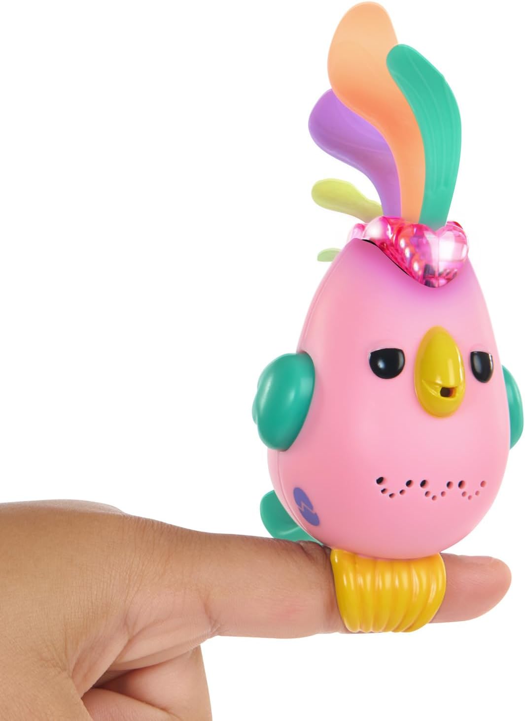 Fingerlings Sweet Tweets Interactive Bird: Debbie, Record & Play Secret Messages, 40+ Sounds & Reactions, Pink
