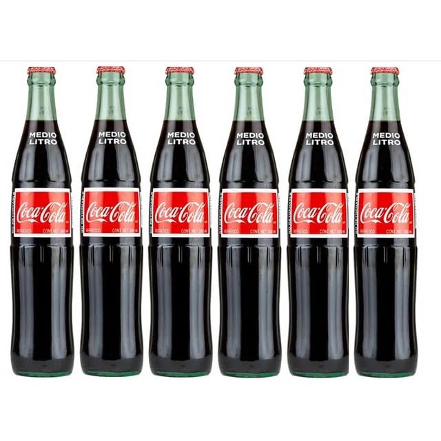 Mexican Coke 16.9oz Glass Bottle - 6pk