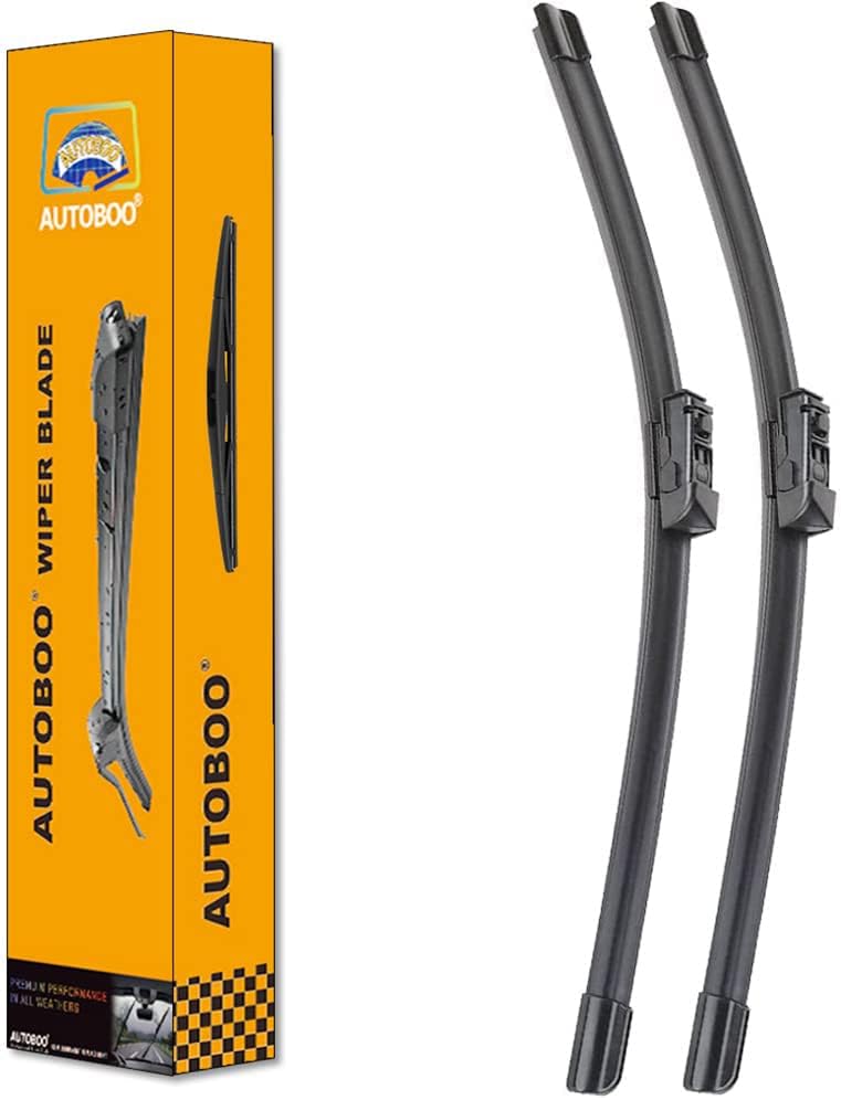 AUTOBOO 24"+18" Windshield Wiper Blades Replacement for Mazda 6 CX-5 CX-9 CX5 CX9 2016 2017 2018 2019 2020 2021 2022 2023 -Original Factory Quality (Pack of 2)