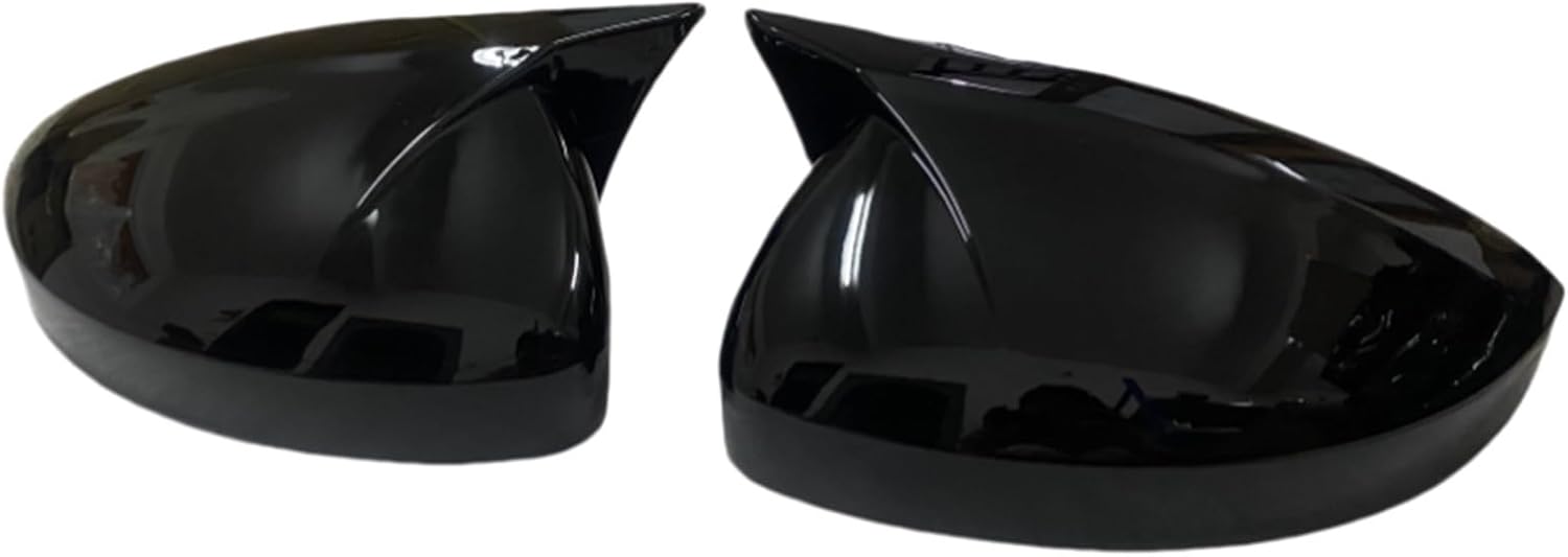 Car Wing Mirror Covers Cap For VW For Tiguan MK2 2017 2018 2019 2020 2021 2022 Rearview Mirror Cover Side Reversing Rear View Mirror Trim Caps Door Mirror Covers Caps(Gloss Black)