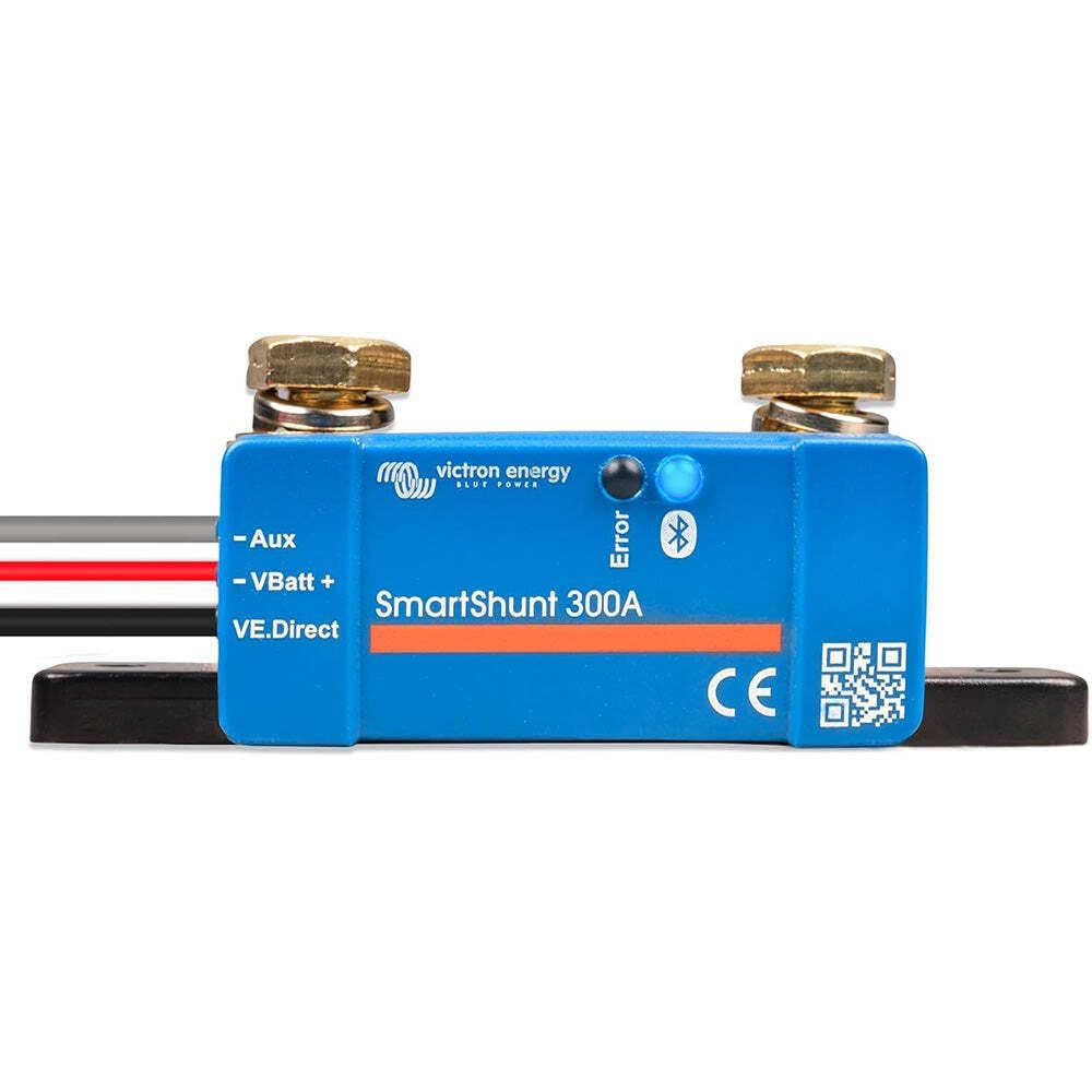 Victron Energy SmartShunt IP65 Battery Monitor (Bluetooth) - Victron Smart Shunt - 6.5V-70V, 300 amp
