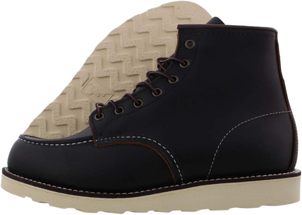 Red Wing Heritage 6" Moc Toe Black Prairie 10.5 D (M)