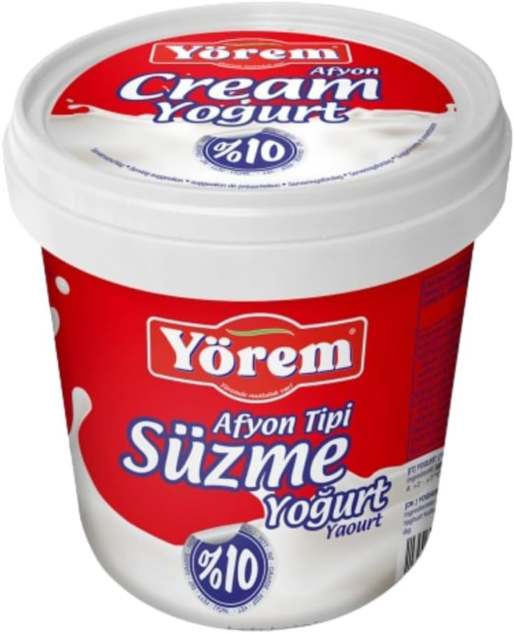 By Pufai Grocery, Yorem Yoghurt Afyon Turkish Style Strained Yoghurt% 10 Fat 1000 Gramm