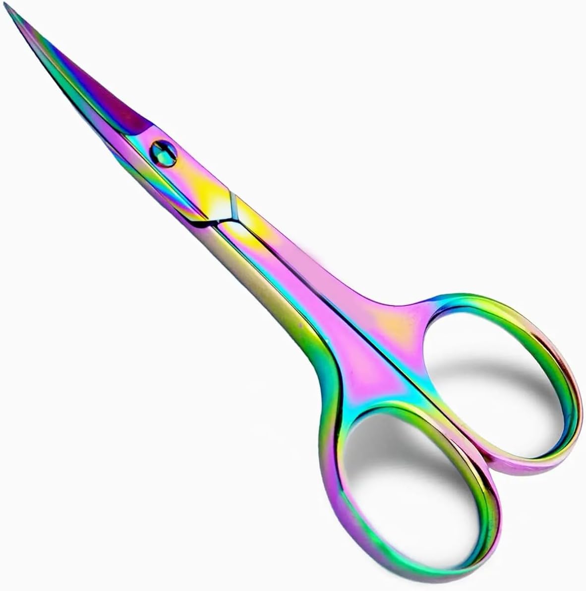 Nail Scissors for Men and Women | Curved Blades Cuticle Toenail for Precise Manicure, Pedicure, Eyebrow, Eyelash, Nose, Beard, Mustache & Hair Trimming, Professional Grooming Shears | Multipurpose