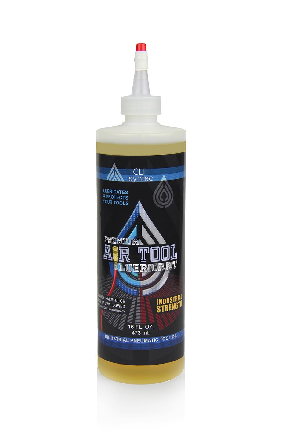 Air Tool Lubricant - Premium Industrial Pneumatic Tool Oil (16oz.)