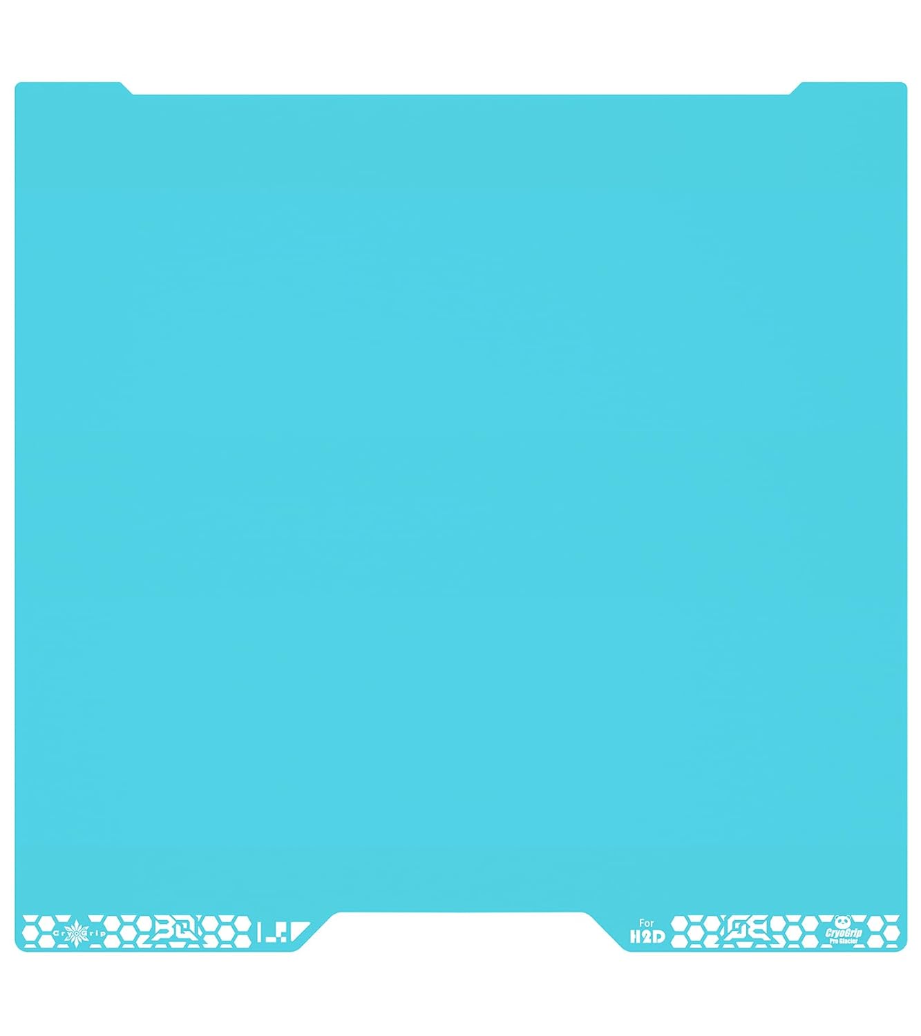 BIQU CryoGrip Pro Glacier for Bambu-Lab H2D 3D Printer Panda Build Plate 355x346mm Double Sided Fine Textured Spring Steel Sheet Removable Surface Platform