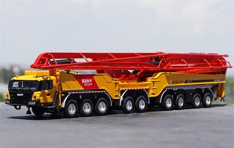 FloZ for SANY 86M Concrete Pump Truck 1:50 Truck Pre-Built Model