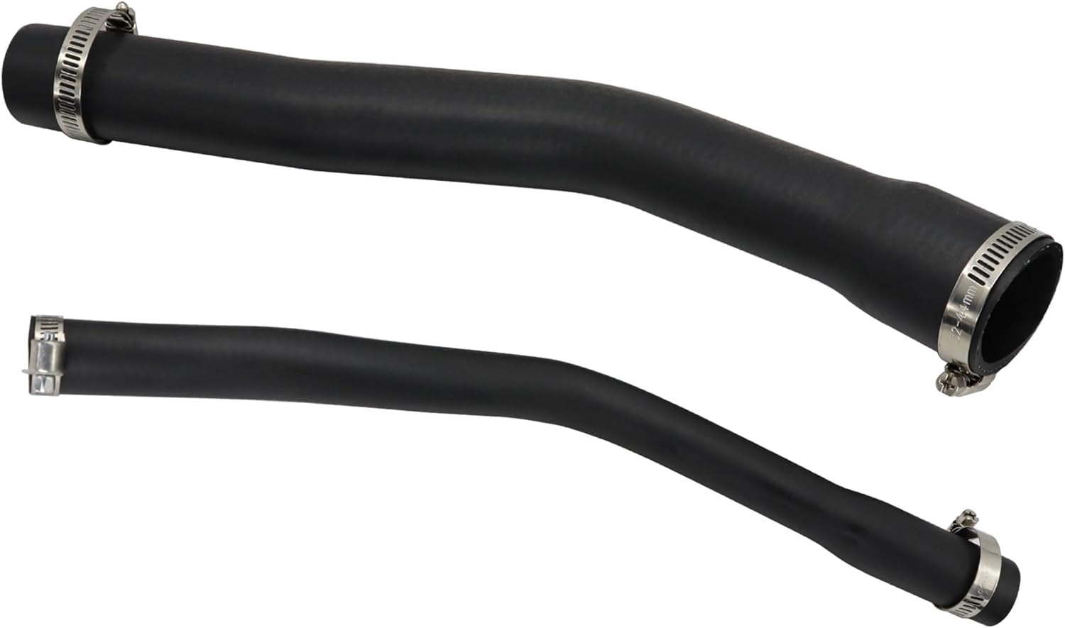 52100131AD Fuel Fill and Vent Hose Kit w/ 4 Clamps Compatible With 1997 1998 1999 2000 2001 Jeep Cherokee XJ 2.5L 4.0L(Rubber-BLACK) Replace 52100132AB
