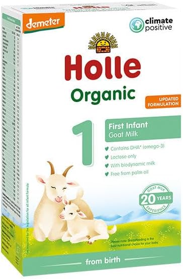 Holle Organic Infant Goat Milk Formula 1, pack of 5