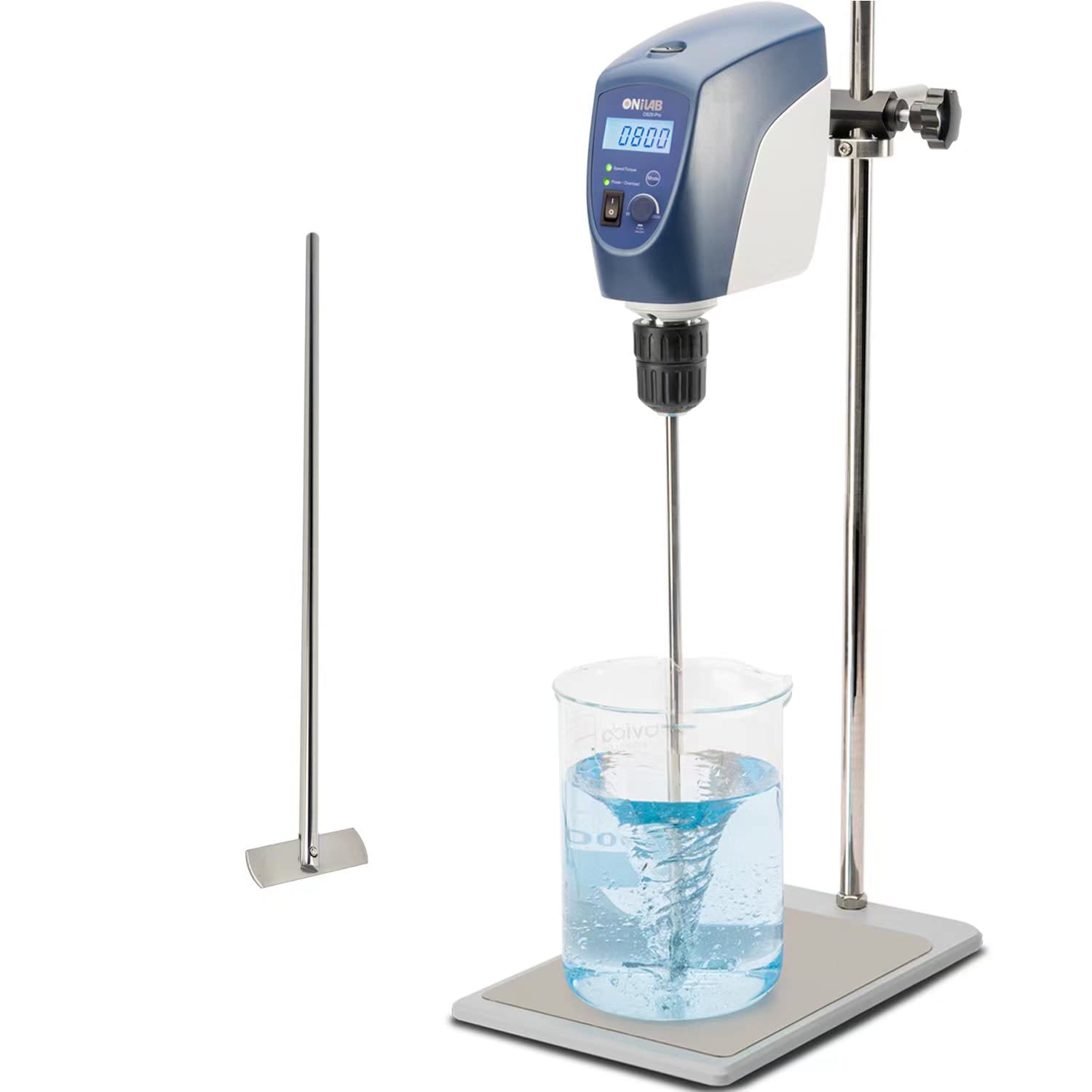 ONiLAB Electric Overhead Stirrer, LCD Digital Mixer, 20L, 10000Mpas