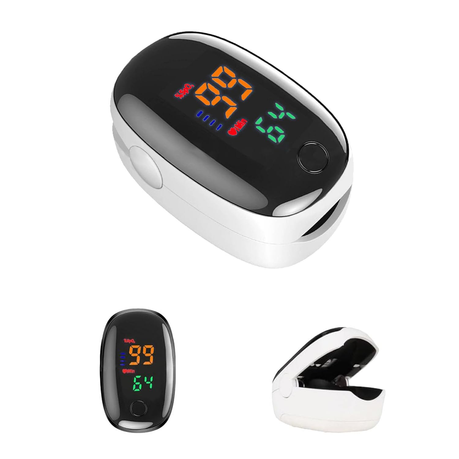 Non Invasive for Glucose Meter, Upgraded No Pricking Glucose Meters for Home or Outdoor Use, Accurate Reading and Easy to Use 1pc