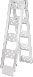 Ruedamann 6'L x 8.1" W Folding Loading Ramp, 440 lbs Capacity, Aluminum Lightweight Portable Ramp for ATVs, UTVs, Motorcycles, Bikes, 1PC