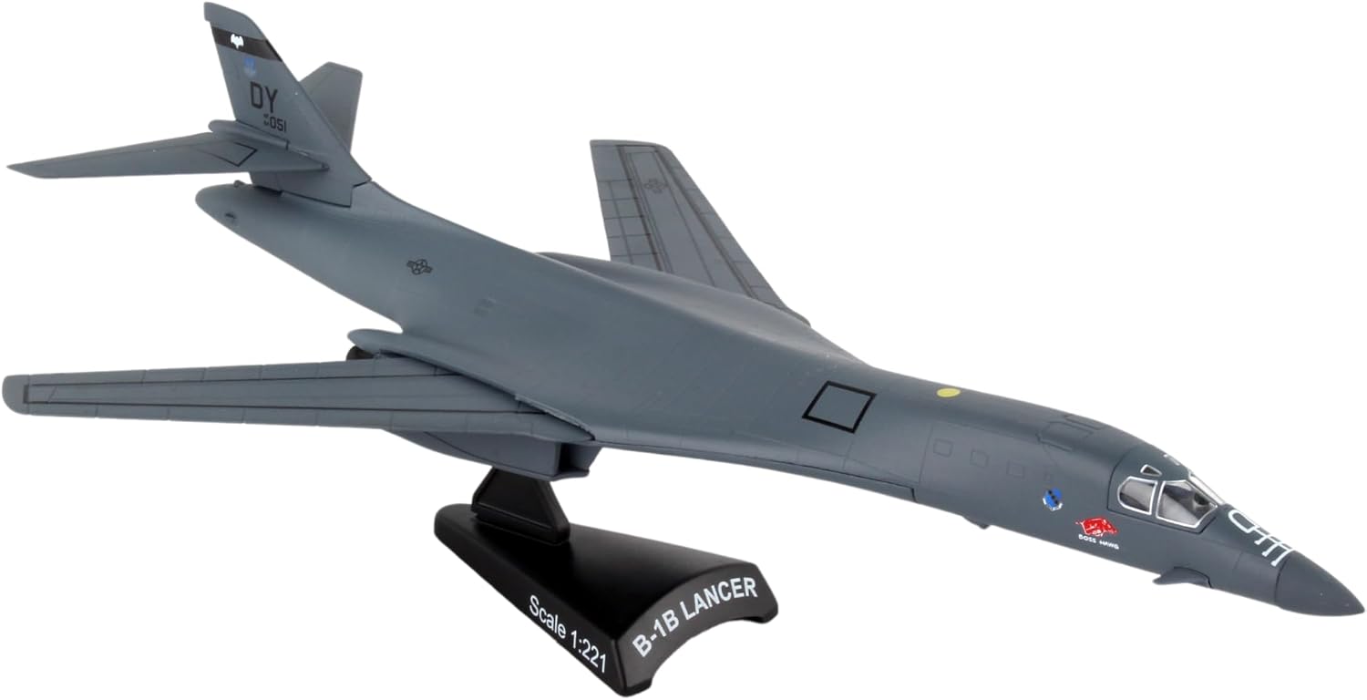 Daron Worldwide Trading 1/221 PS5404-2 Stamp B-1 Lancer Boss Hawg Jet