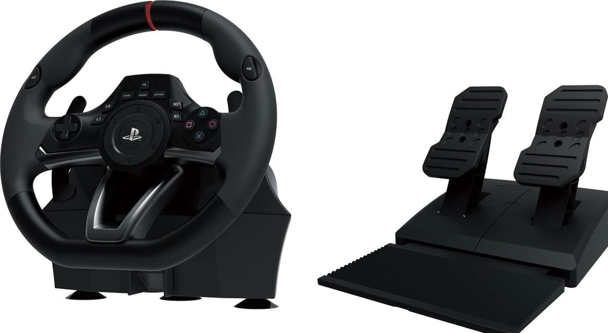 HORI Racing Wheel Apex for Playstation 5, PlayStation 4 and PC - Officially Licensed by Sony - Compatible with Gran Turismo 7