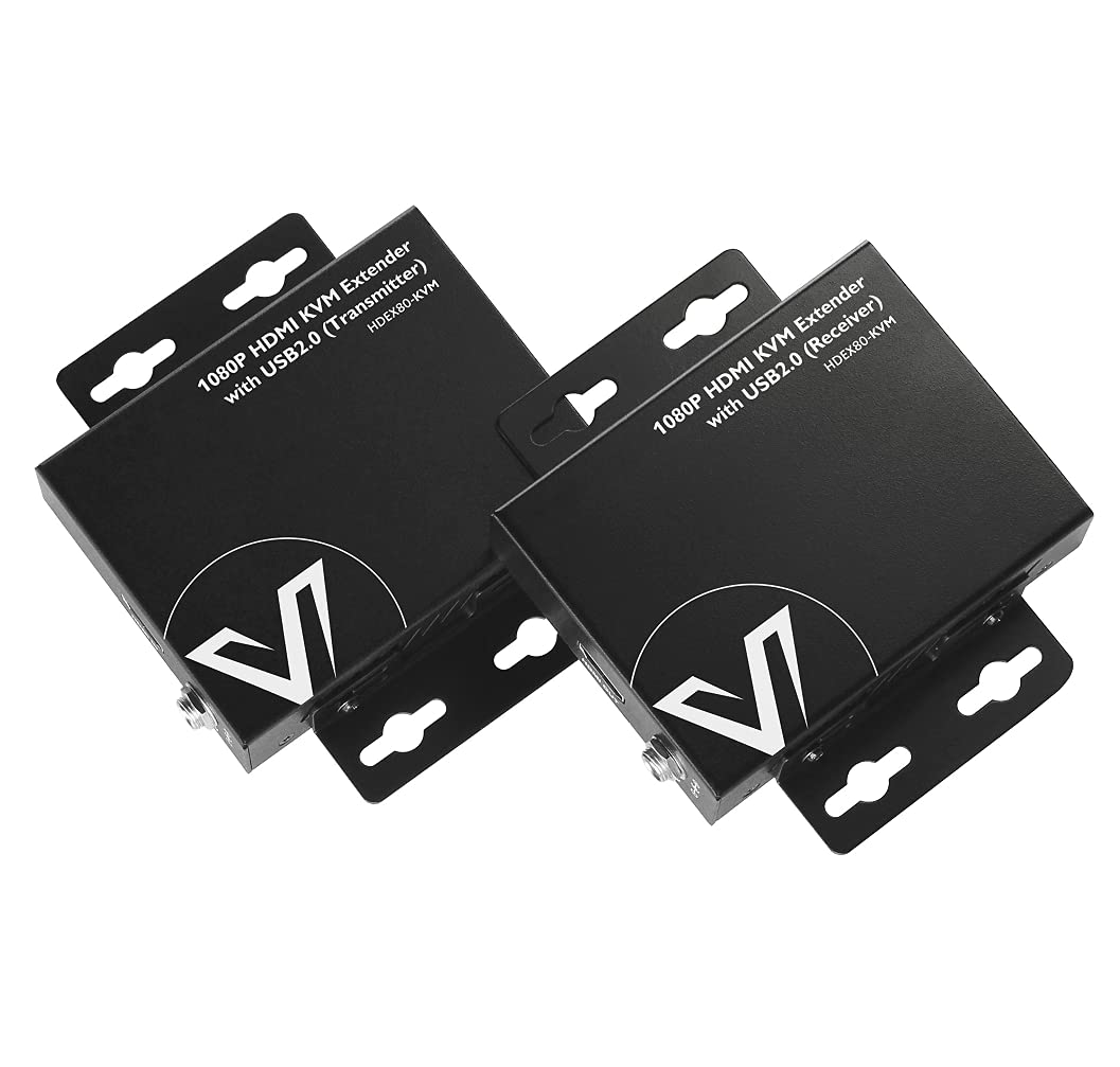 AV Access HDMI KVM USB Extender Over Cat5e/6/6a/7 to 260ft/80M