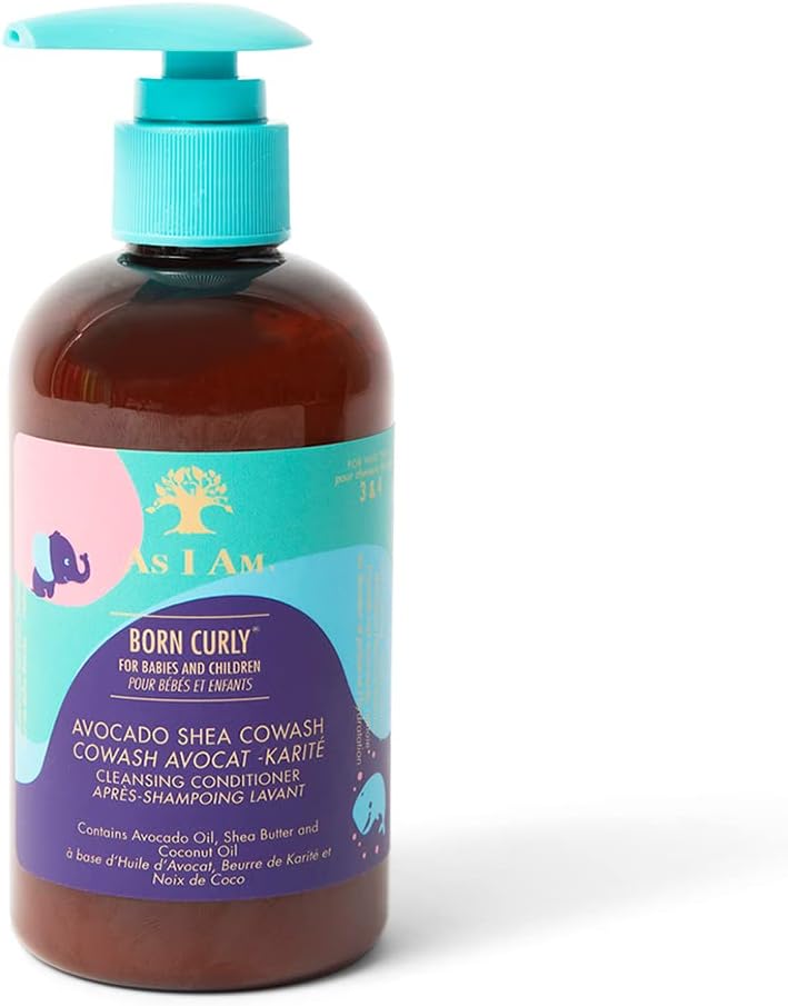 As I Am Born Curly Avocado Shea Co‑Wash- Gentle Cleansing Conditioner for Curls 8oz