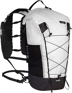 AONIJIE 22L Hiking Backpack, Multifunctional Lightweight Outdoor Sport Travel Daypack for Camping, Climbing, Touring (Black White)