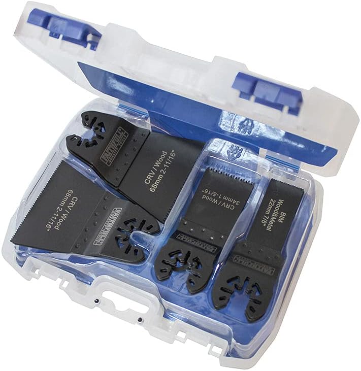 Faithfull Multi Tool Blade Set 12 Piece Wood + Metal Cut FAIMFKIT12 XMS18MTSET12
