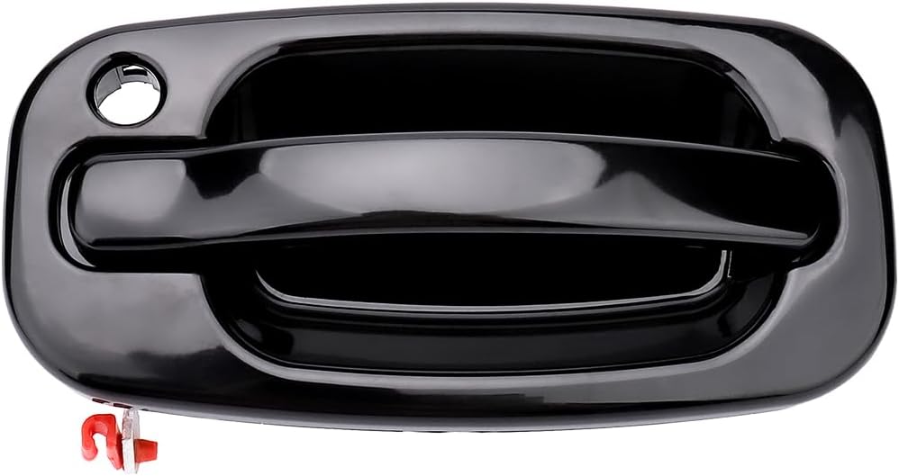 IRONTEK Exterior Door Handle Front Driver Side Fit for Cadillac 02-06 Escalade, for Chevrolet 02-06 Avalanche, Silverado, Suburban, Tahoe, GMC Sierra, Yukon XL Front Left Door Handle 15034985 77261