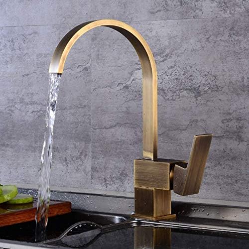 Aioneer Kitchen Sink Faucet For Bar Farmhouse Commercial, Brass Kitchen Kitchen Faucets, Sink Water Faucet, 360 Rotate Swivel Faucet, Bronze Mixer, Single Holder Single Hole-1