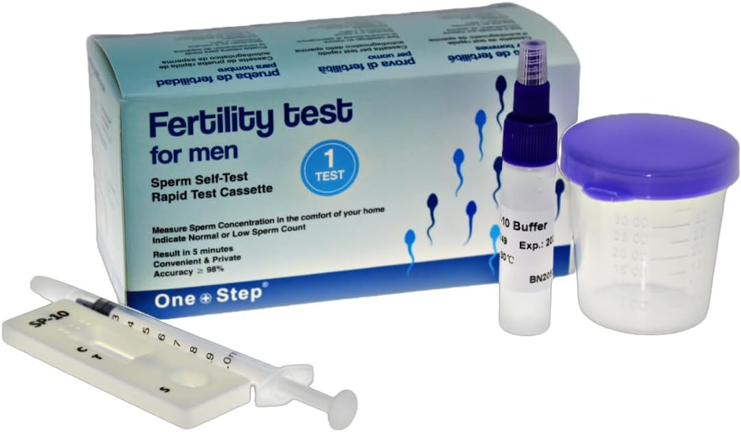 One Step: Fertility Test for Men, Indicate Normal or Low Sperm Count – 1 Test