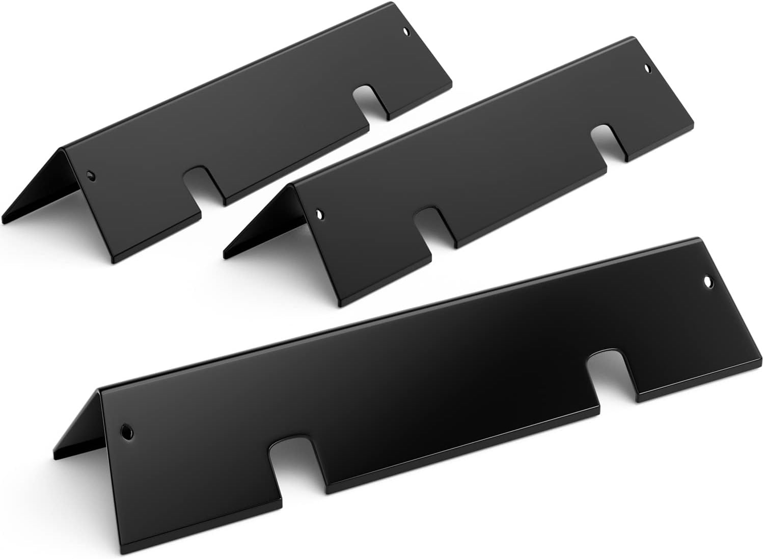 7635 15.3" Flavorizer Bars for Weber Spirit 2 Grill Parts, Grill Replacement Parts for Weber GS4 Spirit II E210 S210 E220 S220 Grills, for Weber GS4 Grill Parts 67045, Porcelain-enameled, 3-Pack