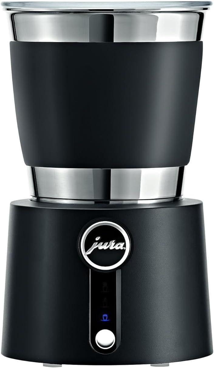 Jura 24029 Automatic Hot and Cold Milk Frother, Stainless Steel, 650 W, Black/Chrome