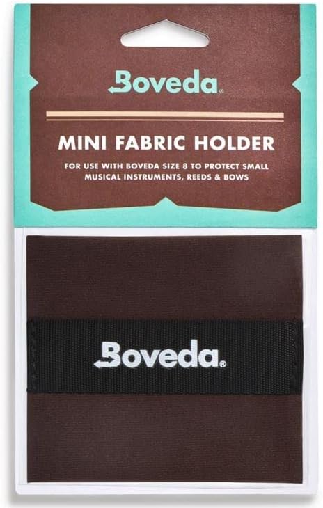 Boveda for Music: 1 Mini Fabric Holder – Holds Up to 2 Size 8 Boveda – Improves Efficiency of Boveda Two-Way Humidity Control In a Bow Case or Reed Case