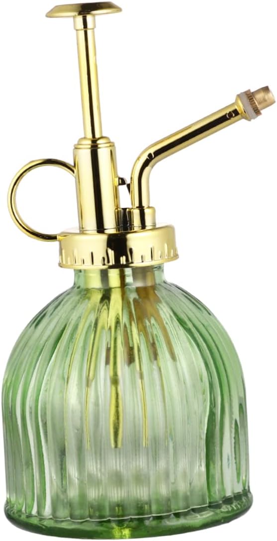 1pc Vintage Glass Watering Kettle with Long Mouth Design for Plants Capacity Transparent Spray Bottle for Plant Care Decorative Watering Can