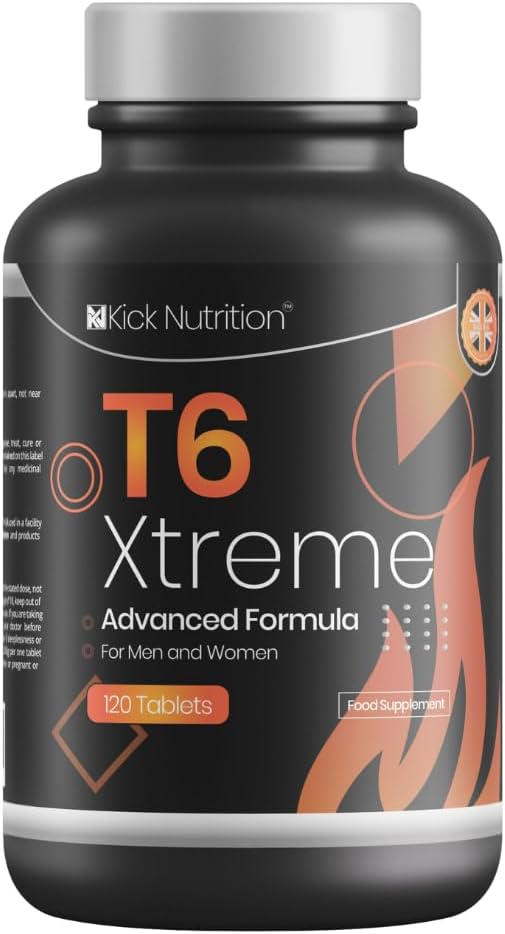 Xtreme T6 - Weight Loss - Keto Diet - Metabolism Booster / 120 Weight Management Supplements Pills | Vegetarian/Gluten Free Made in The UK