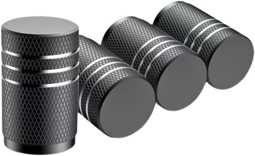 EIWXEFQT 4pcs Car Tire Valve Stem Caps, for VW Golf 7 GTI Golf R MK7 Dust Caps for Automotive Tire Valve Stem Caps Tyre Air Caps Stem Cap Cover,A