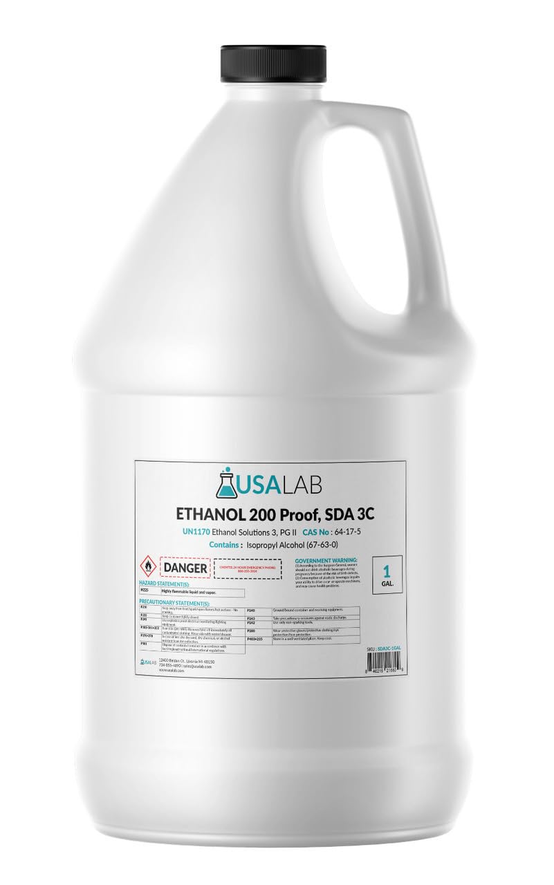 USA Lab Ethanol 200 Proof, SDA 3A (100%) - USAlab