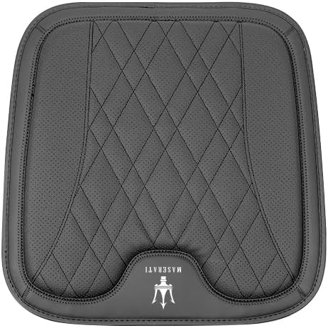 Car Seat Cushion for Maserati Spyder/Shamal/Kyalami, Breathable Comfort Washable Ergonomic Seat Cushion, Trip Essentials for Drivers,1 Front row-A Black
