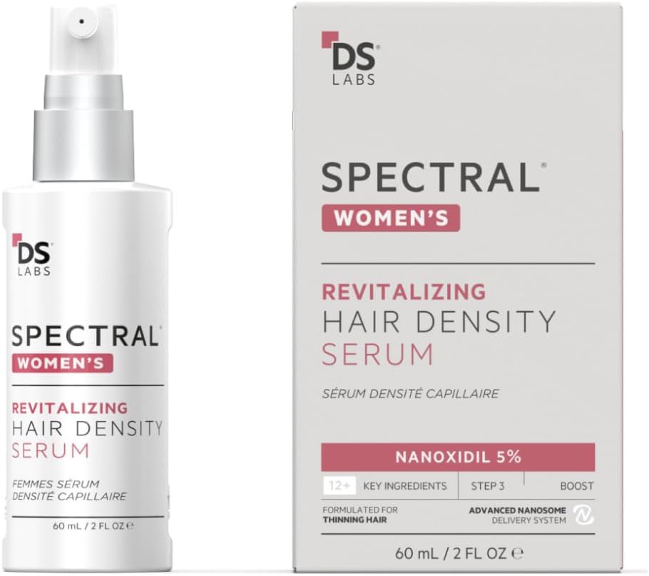 Spectral.CSF Leave In Serum to Support Hair Growth in Women by DS Laboratories – For Thinning Hair in Women, Experience Thicker, Fuller Hair (2 fl oz)