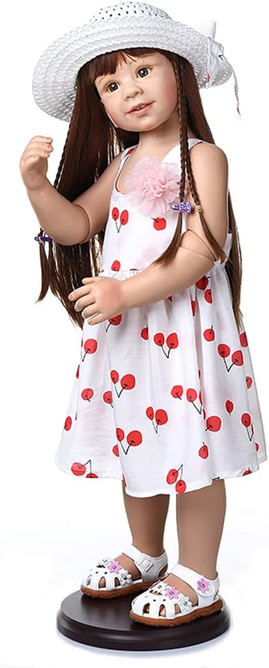 yuela 87CM Original Masterpiece Doll Huge baby toddler girl lifelike artist desgin ball jointed real age2 dress model collectible