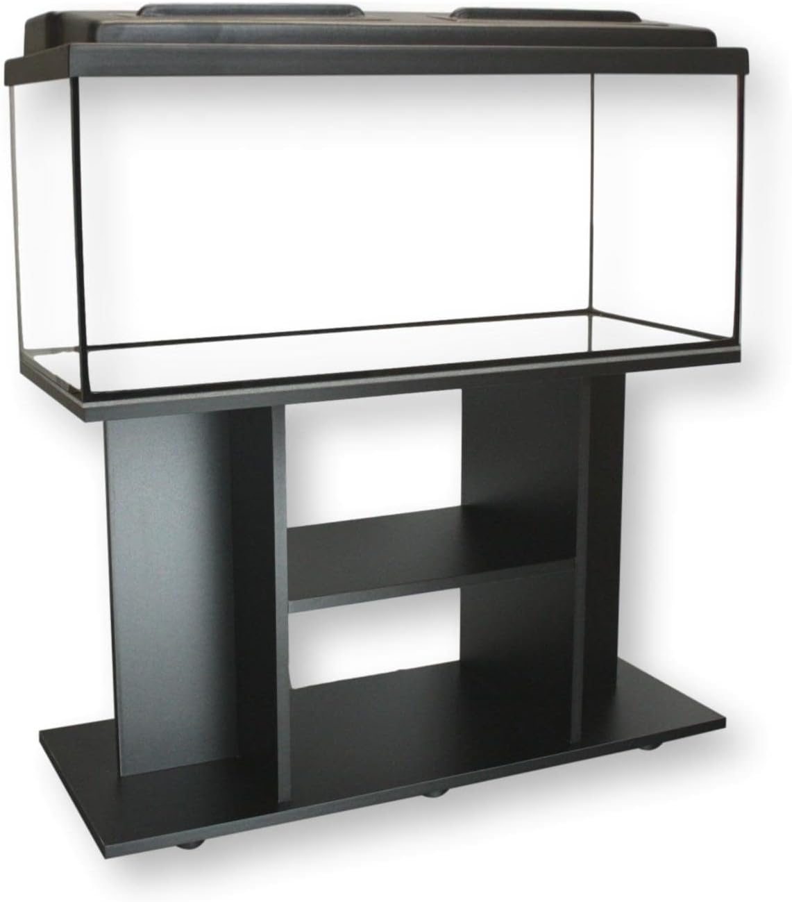 Diversa AQUARIUM WITH LID AND STAND/CABINET Professional Fish Tank - Real Glass, Standard Rectangle (200 Litre Set)