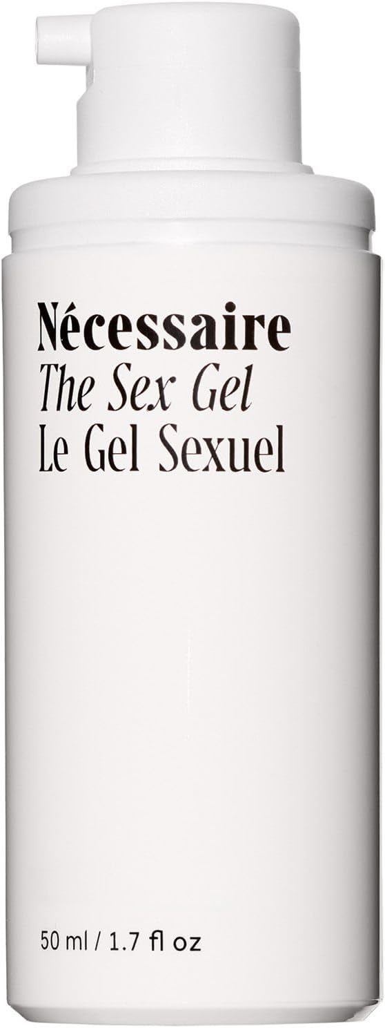 Nécessaire The Sex Gel. Water-Based Personal Lubricant. Hyaluronic Acid + Lactic Acid. No Fragrance Added. Non-Staining. Safe for Toys + Condoms. 50 ml / 1.7 fl oz.