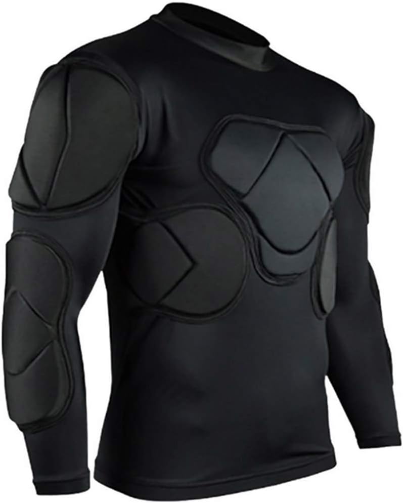 Men's Padded Football Protective Gear Set Training Suit for Soccer Rugby Basketball Paintball Rib Protector for Men