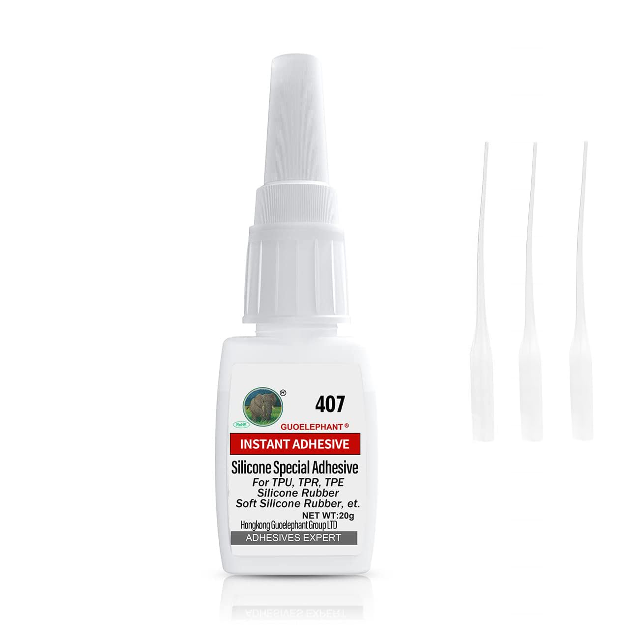 Silicone Glue,Adhesive for Silicone,for bonding Between Silicone and Silicone, Silicone and Other Material.Instant Super Glue for Silicone, Silicone Rubber, TPU, TPR, TPE, Liquid Silicone