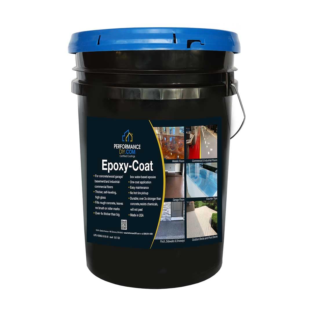 Epoxy Floor Kit – Good Full Kit – Gray Base with Gray Blend Flake – Covers 500 sq. ft. at 9.7 mils Thickness – Ideal for Garage, Basement, Concrete Floors, and More