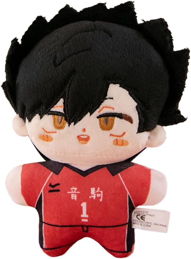 Zhongkaihua Haikyuu Kuroo Tetsurou Plush Figure Pillow 20CM Anime PP Cotton Cushion Soft Stuffed Furry Car Bag Keychain Home Sofa Decoration Pendant For Fans