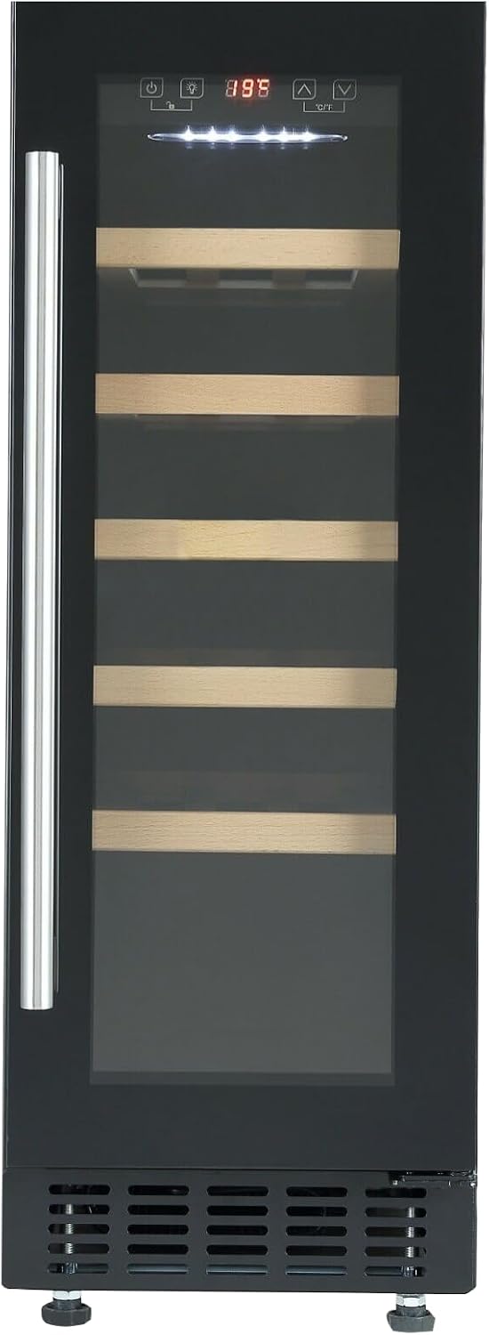 Cookology 60L Under-Counter Wine Cabinet - 20 Bottle - Black