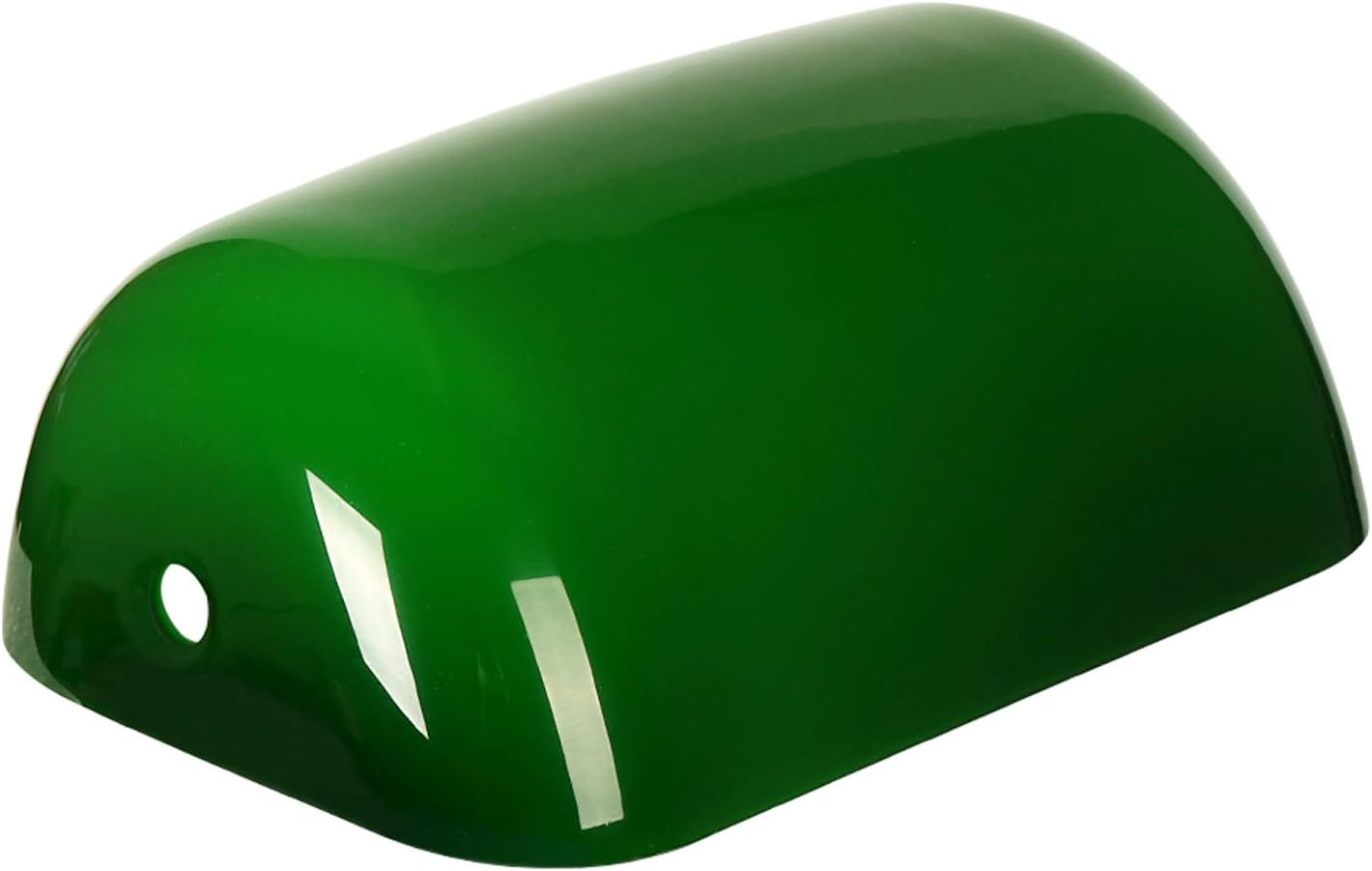 Newrays Replacement Glass Bankers Lamp Shade Cover for Desk Lamp (Green)